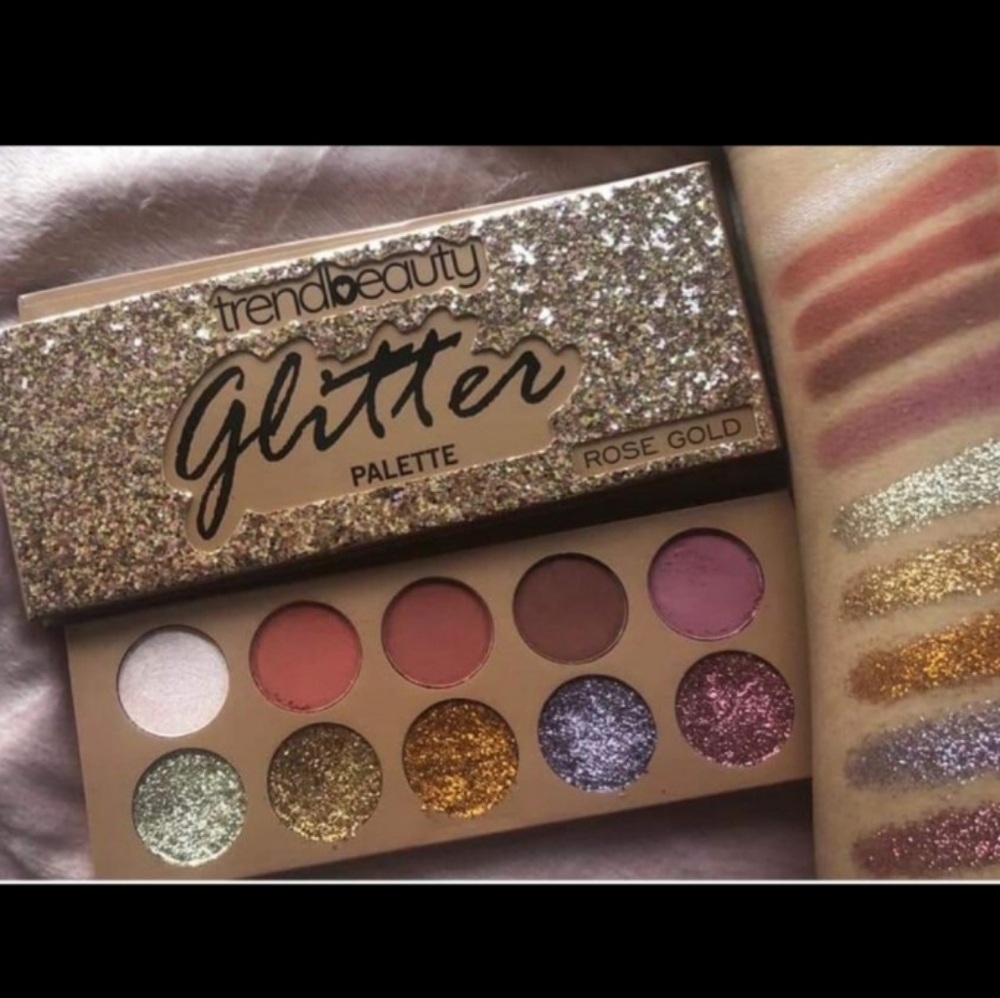 ✨️ Rose Gold Glitter Palette ✨️ by Trendbeauty ✨️ BRAND NEW, FRESH, & SEALED ✨️